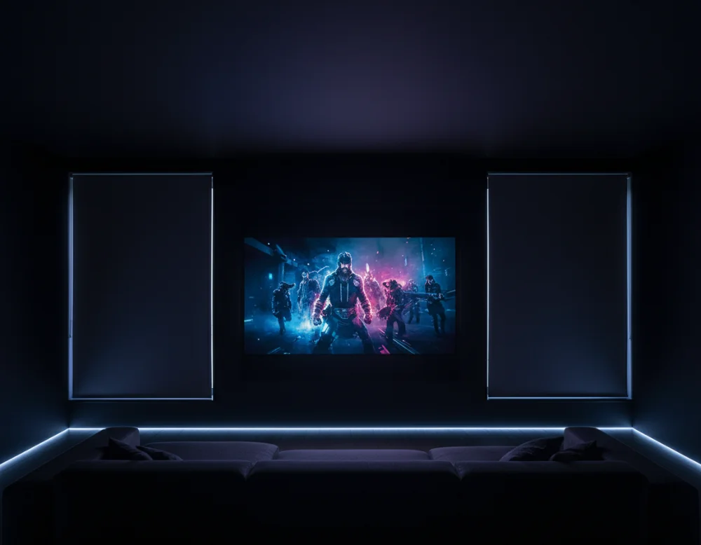 Rolete blackout camera gaming